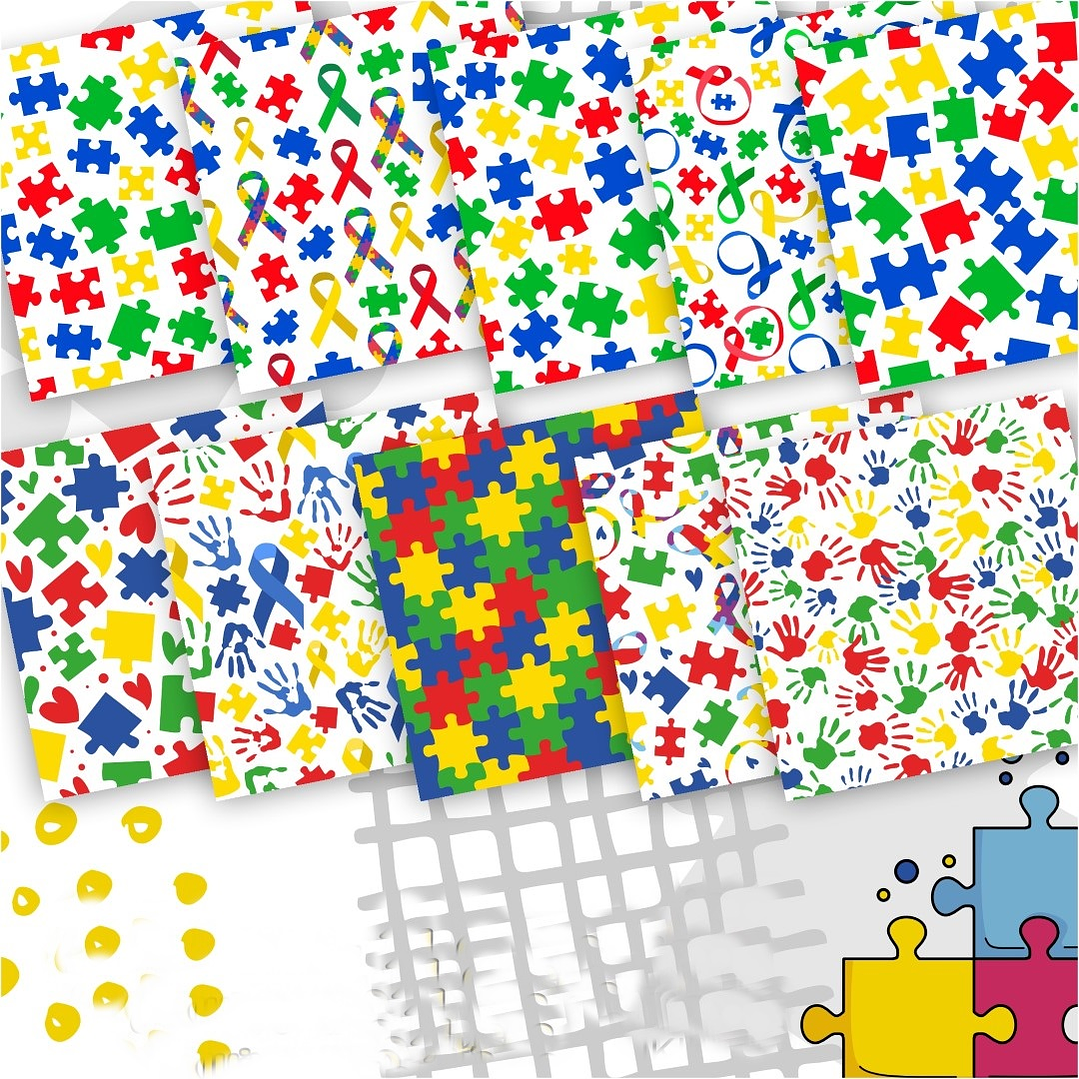 10 Artes para Caneca Autismo Arquivo Editável 2