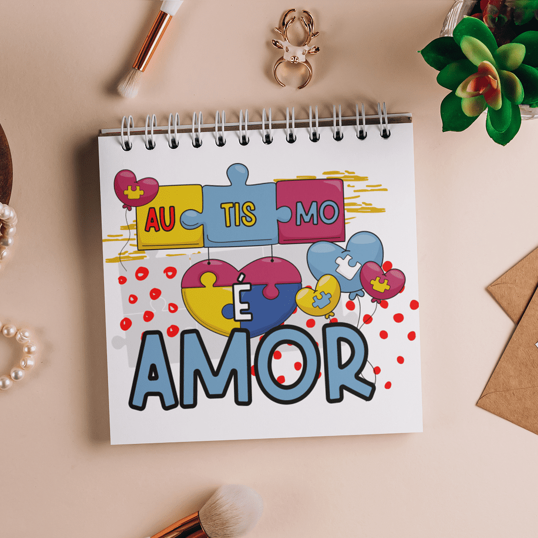 10 Artes para Caneca Autismo Arquivo Editável 11