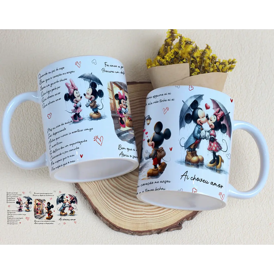 10 Artes para Caneca Dia dos Namorados Musical Arquivo Editável  8