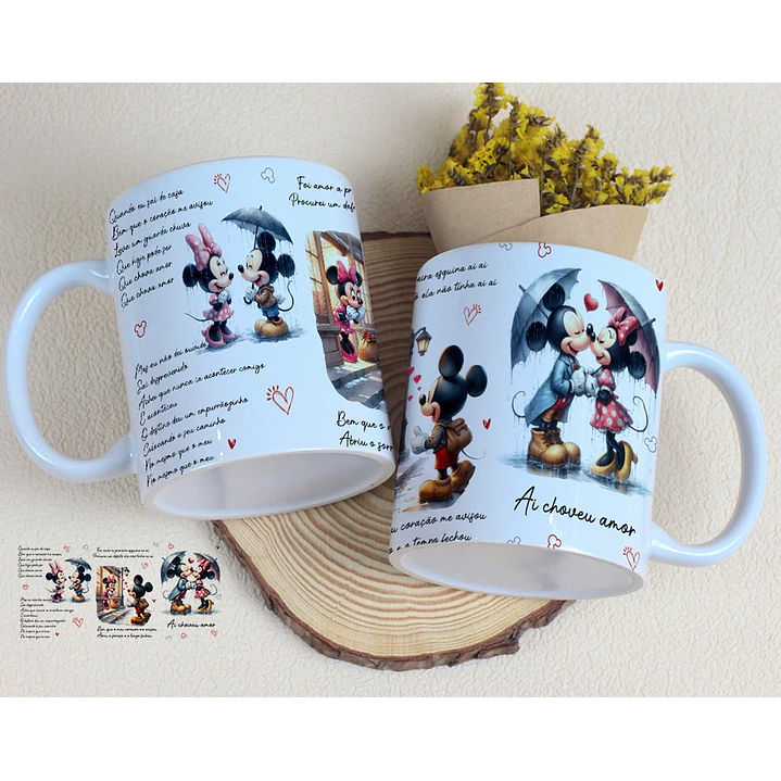 10 Artes para Caneca Dia dos Namorados Musical Arquivo Editável  8