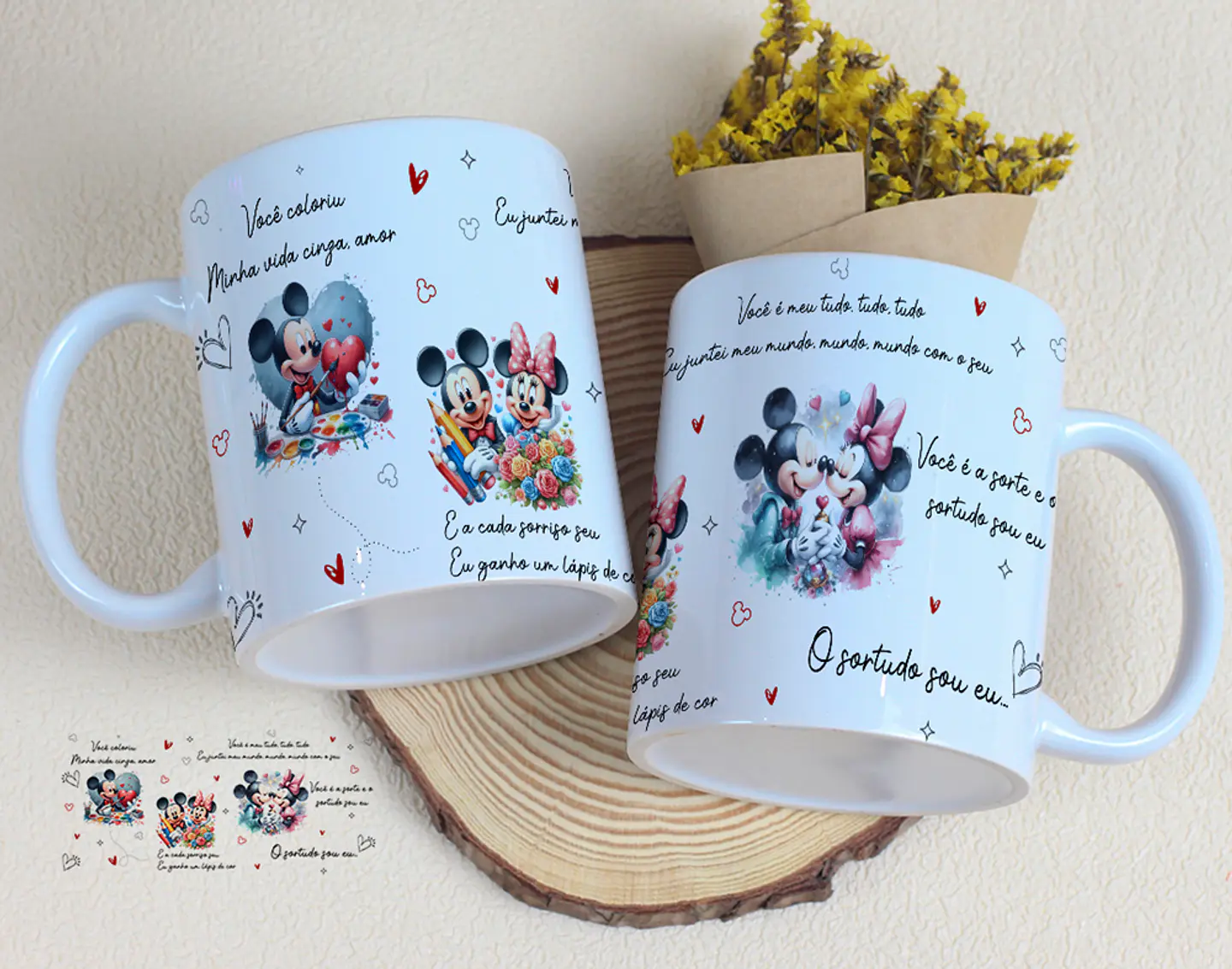 10 Artes para Caneca Dia dos Namorados Musical Arquivo Editável  10