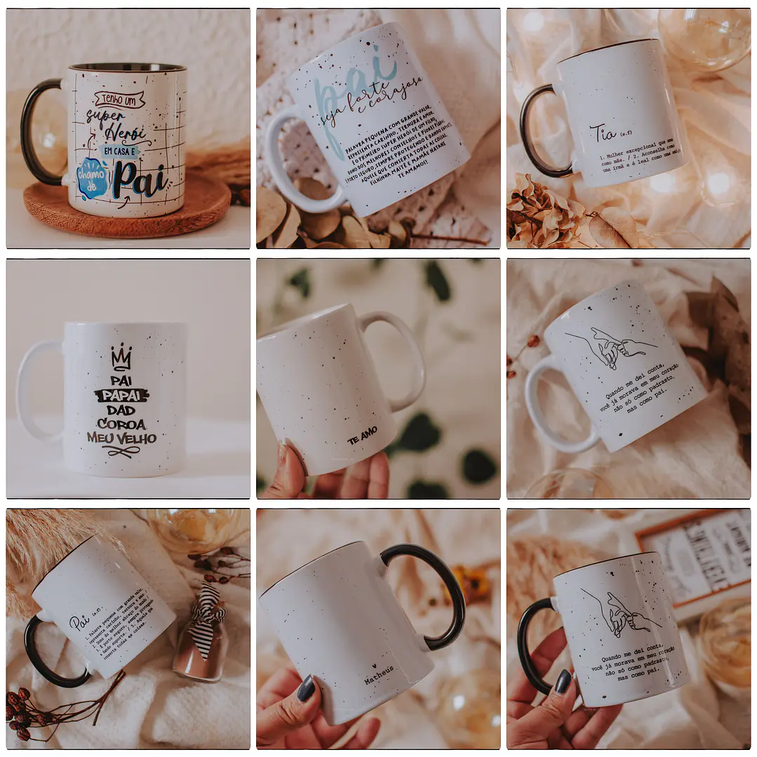 16 Artes para Caneca Dia dos Pais Arquivo em Png 2