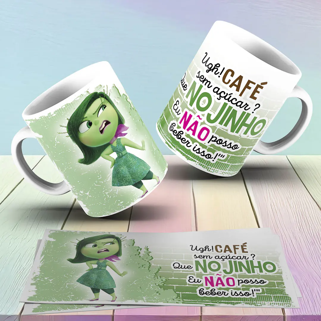 24 Artes para Caneca Divertidamente 2 Arquivo em Jpg 8