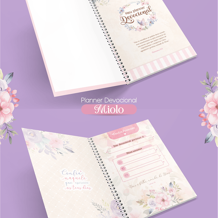 Kit Digital e Arquivo para encadernação Seja Forte e Corajosa em Pdf 6