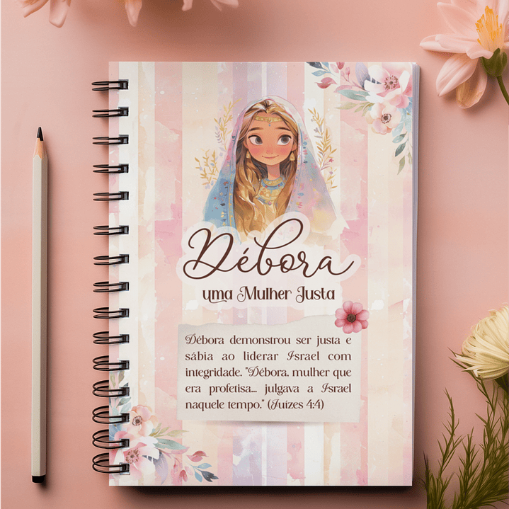 Kit Digital e Arquivo para encadernação Seja Forte e Corajosa em Pdf 7