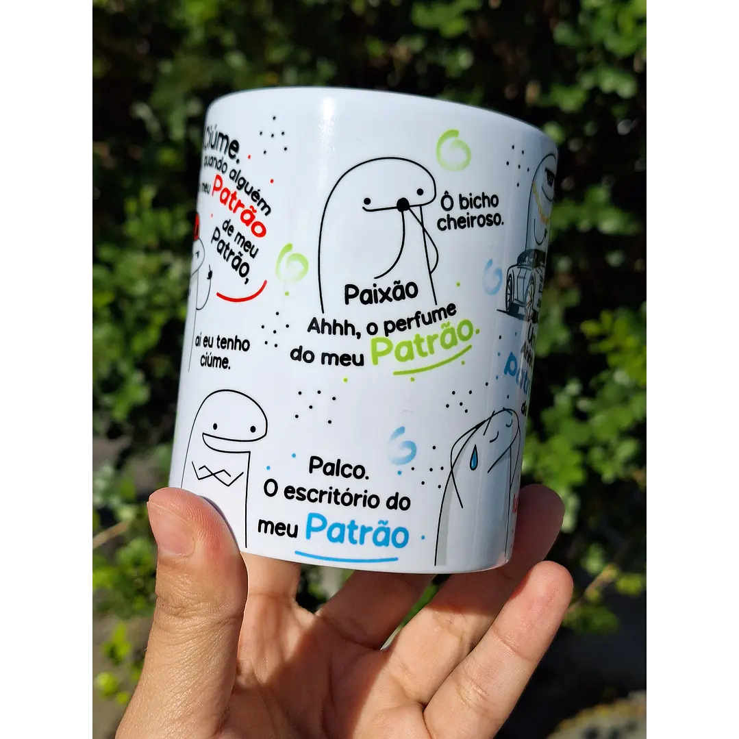 Arte Caneca Flork Homem com H meu Patrão Arquivo em Jpg  3