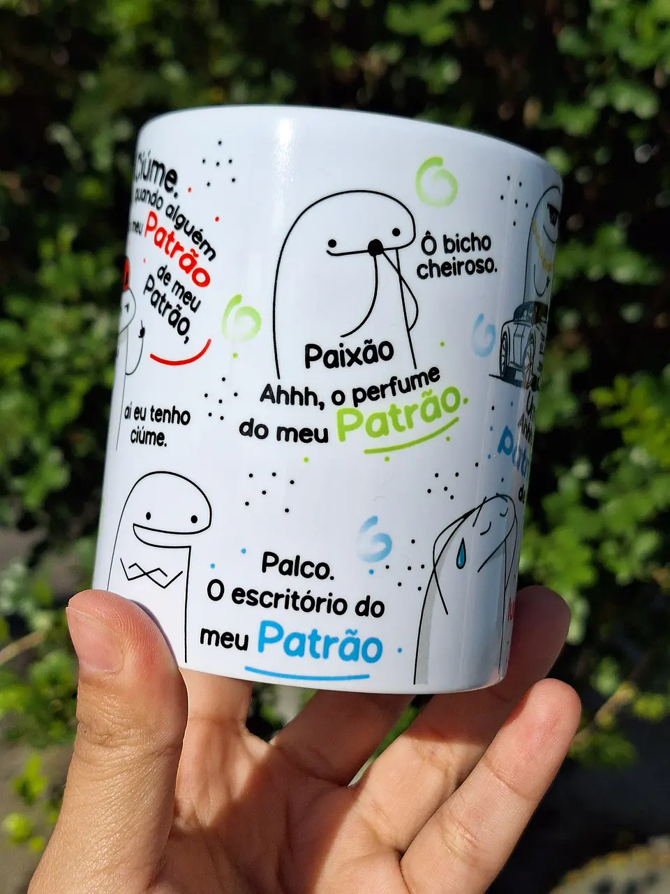 Arte Caneca Flork Homem com H meu Patrão Arquivo em Jpg  3