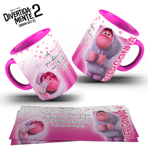 12 Artes para Caneca Divertidamente 2 Arquivo em Jpg 