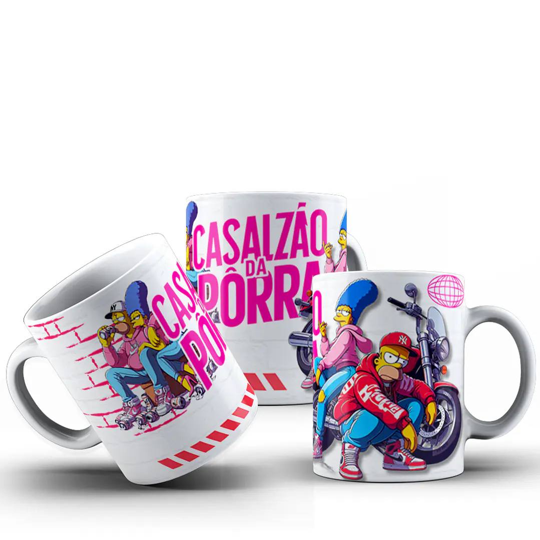 5 Artes para Caneca Simpsons Dia dos Namorados Arquivo em Jpg 4