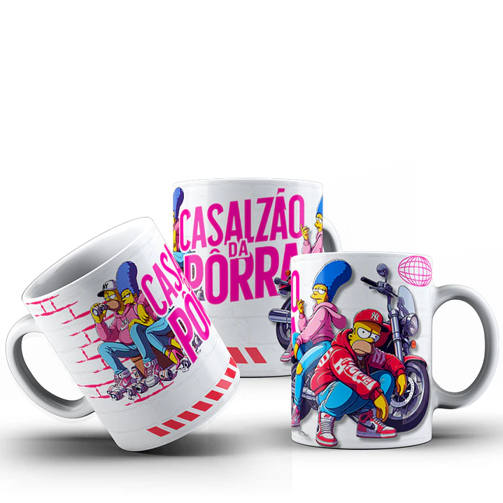 5 Artes para Caneca Simpsons Dia dos Namorados Arquivo em Jpg 4