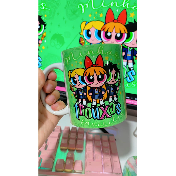 3 Artes Caneca Meninas Super Poderosas Trouxas Favoritas em Arquivo em Jpg 2