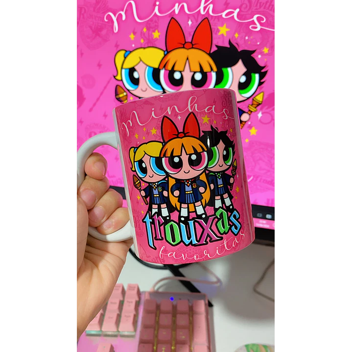 3 Artes Caneca Meninas Super Poderosas Trouxas Favoritas em Arquivo em Jpg 1