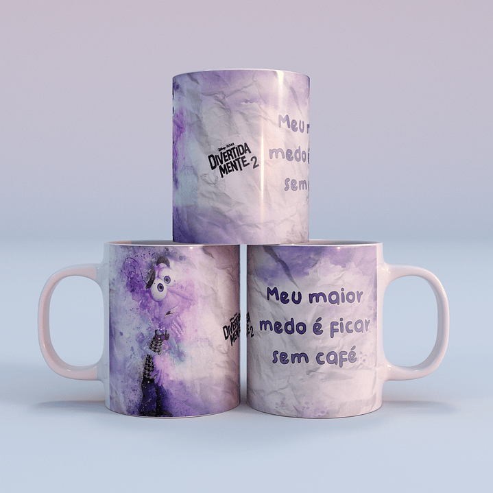 6 Artes Caneca Divertidamente em Arquivo Editável  4