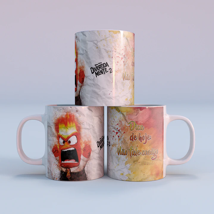6 Artes Caneca Divertidamente em Arquivo Editável  1