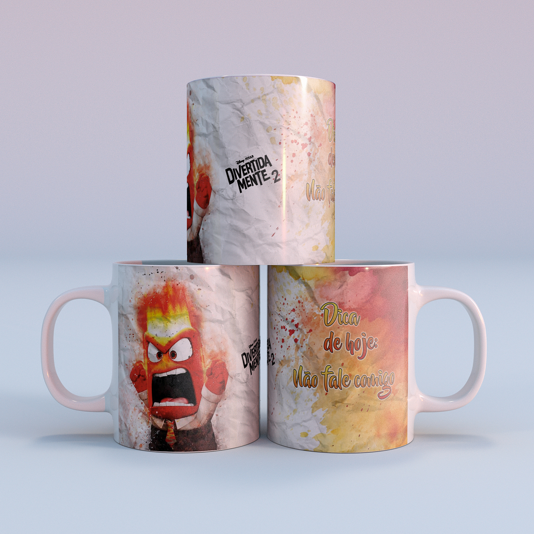 6 Artes Caneca Divertidamente em Arquivo Editável  1