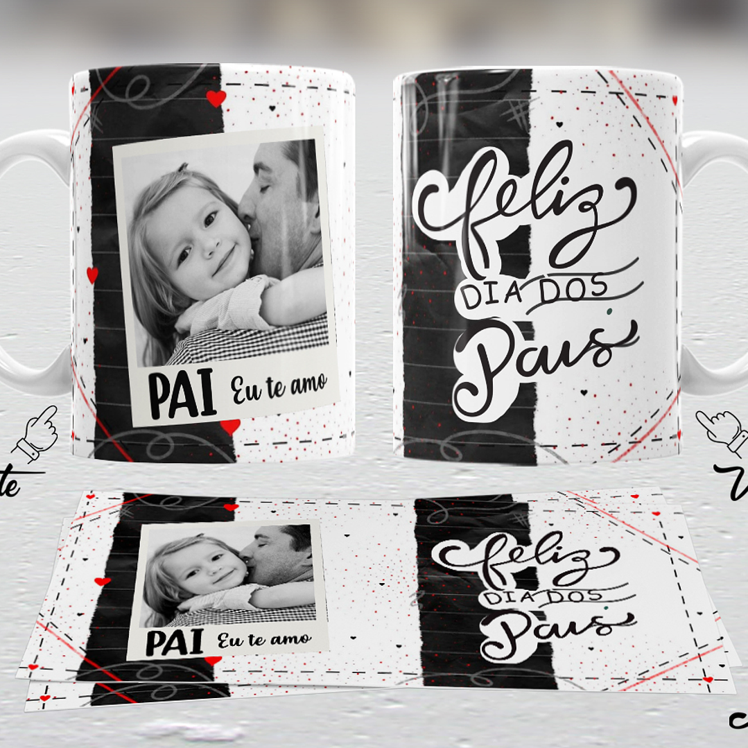 10 Artes para Caneca Dia dos Pais em Arquivo Editável 6