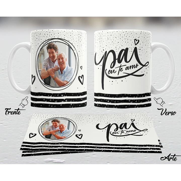 10 Artes para Caneca Dia dos Pais em Arquivo Editável 7
