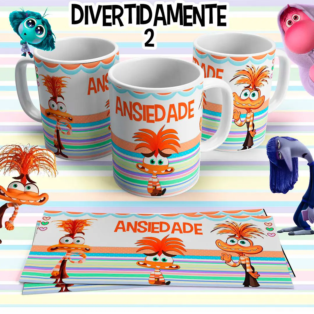 10 Artes para Caneca Divertidamente 2 em Arquivo Editável 4