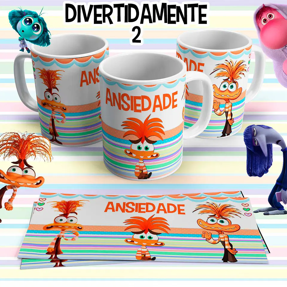 10 Artes para Caneca Divertidamente 2 em Arquivo Editável 4