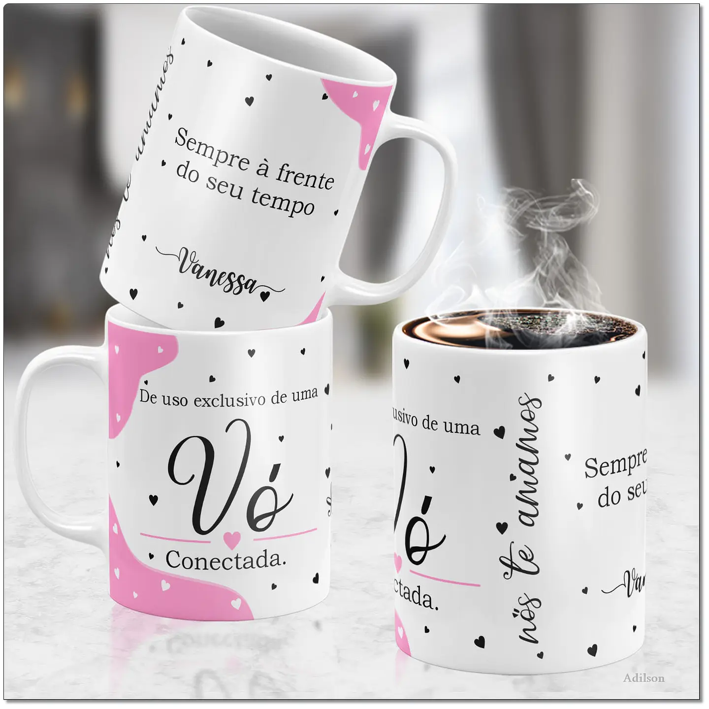 14 Artes para Caneca Dia dos Avós Tipos de Avós Arquivo Editável  3