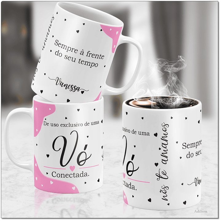 14 Artes para Caneca Dia dos Avós Tipos de Avós Arquivo Editável  3