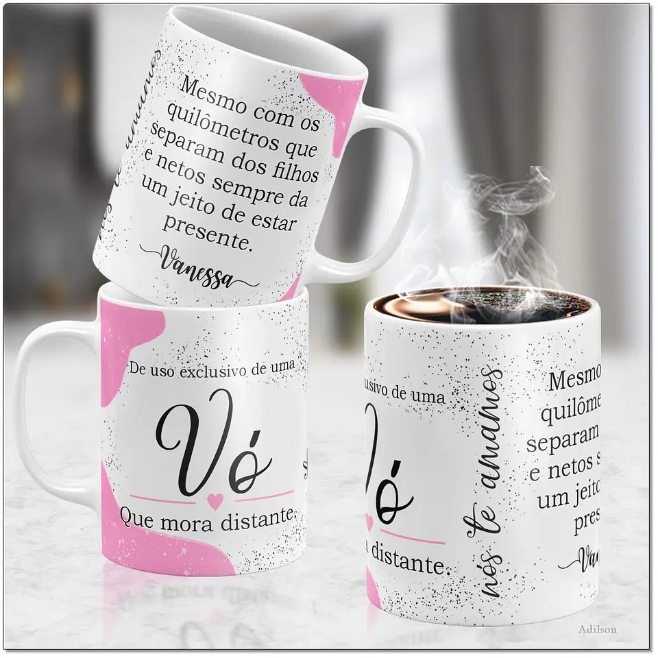 14 Artes para Caneca Dia dos Avós Tipos de Avós Arquivo Editável  6