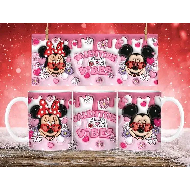 21 Artes para Caneca Inflados Dia dos Namorados Personagens Arquivo em Jpg 4