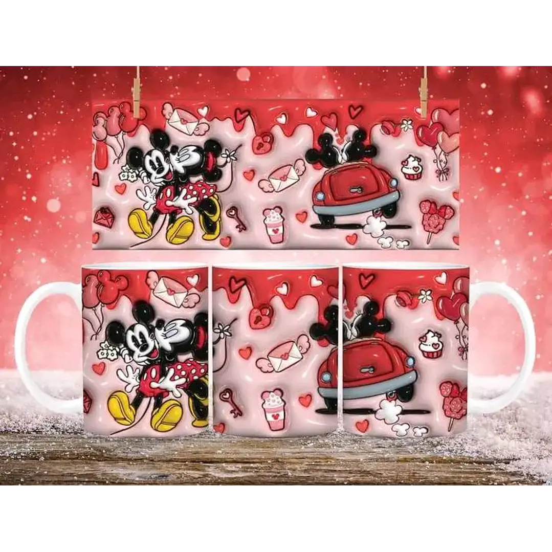 21 Artes para Caneca Inflados Dia dos Namorados Personagens Arquivo em Jpg 5