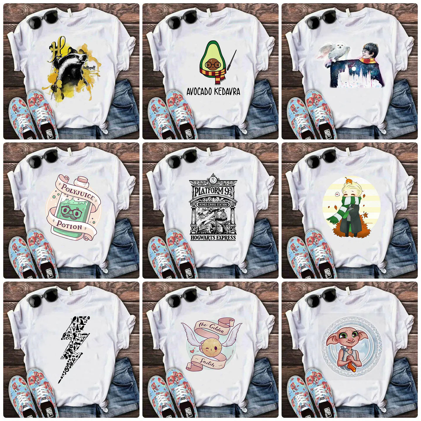 64 Artes para Camisa Harry Potter Arquivo em Png 5