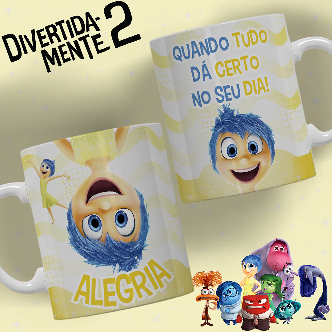 10 Artes para Caneca Divertidamente Arquivo Editável 2