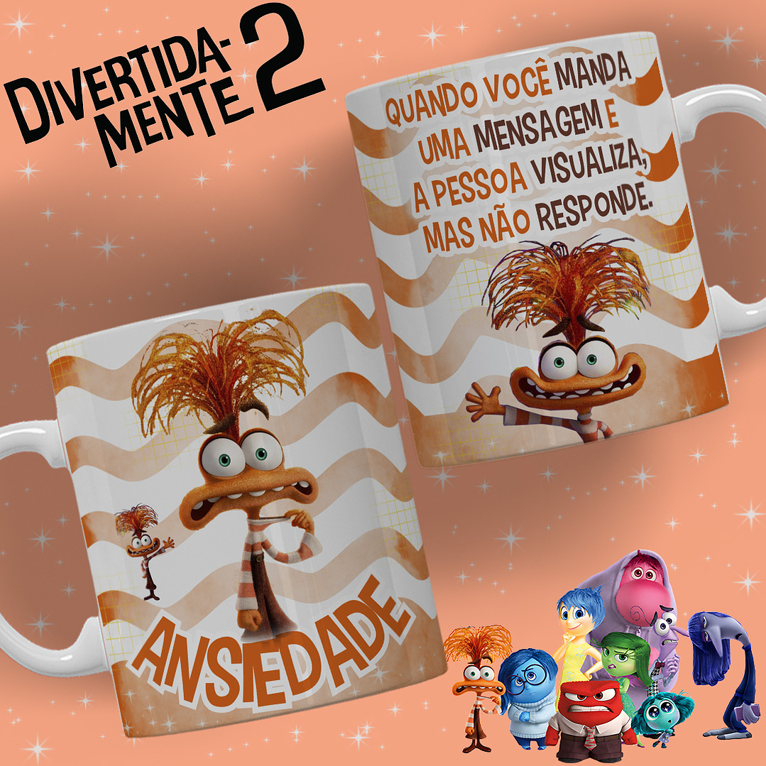 10 Artes para Caneca Divertidamente Arquivo Editável 3