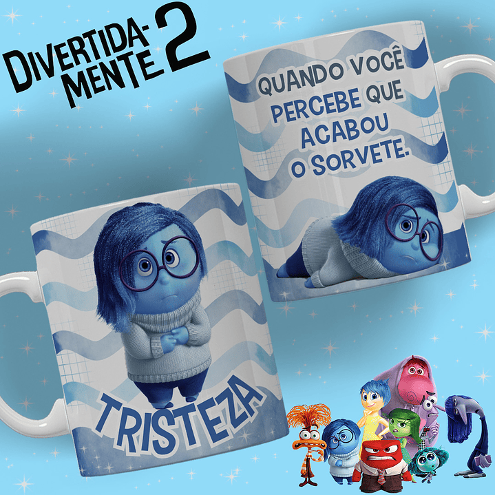 10 Artes para Caneca Divertidamente Arquivo Editável 6