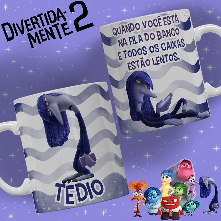 10 Artes para Caneca Divertidamente Arquivo Editável 7