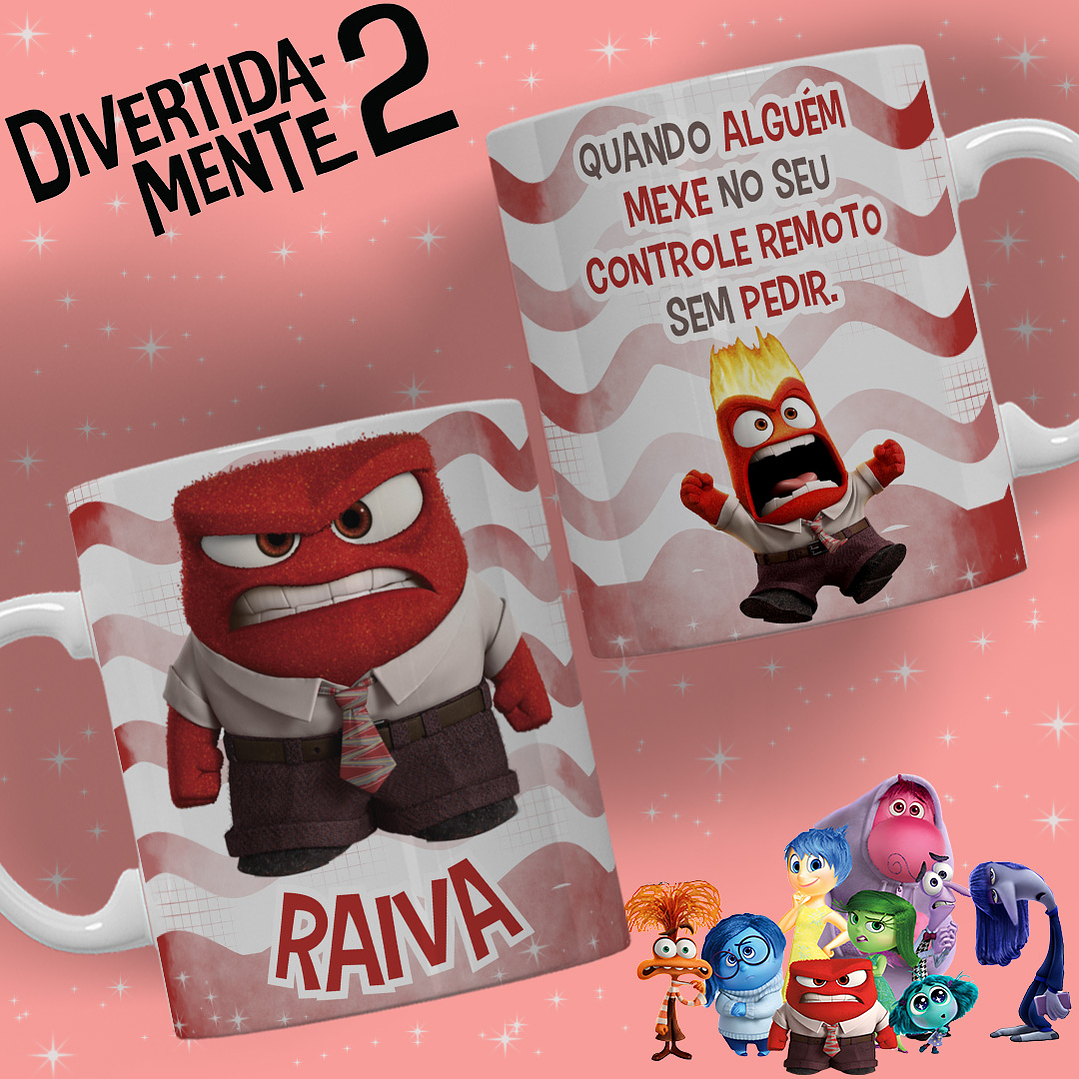 10 Artes para Caneca Divertidamente Arquivo Editável 8