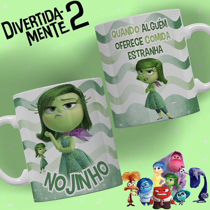 10 Artes para Caneca Divertidamente Arquivo Editável 9