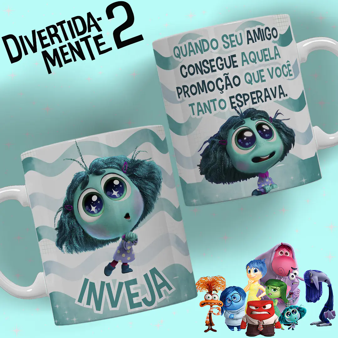 10 Artes para Caneca Divertidamente Arquivo Editável 11