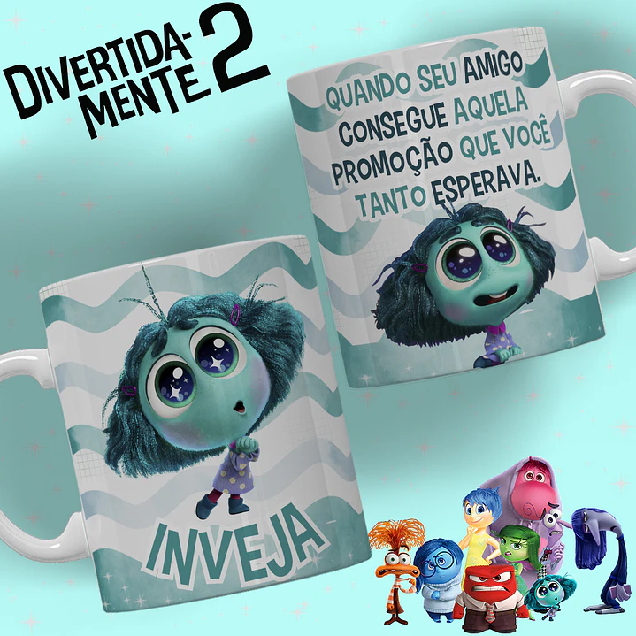 10 Artes para Caneca Divertidamente Arquivo Editável 11