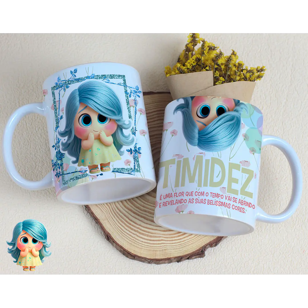 16 Artes para Caneca Divertidamente Sentimentos Arquivo Editável  3
