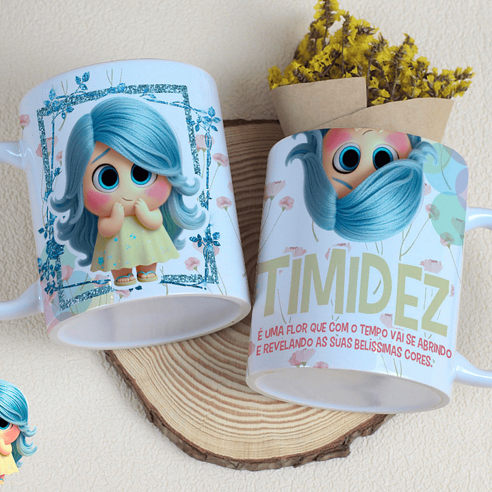 16 Artes para Caneca Divertidamente Sentimentos Arquivo Editável  3