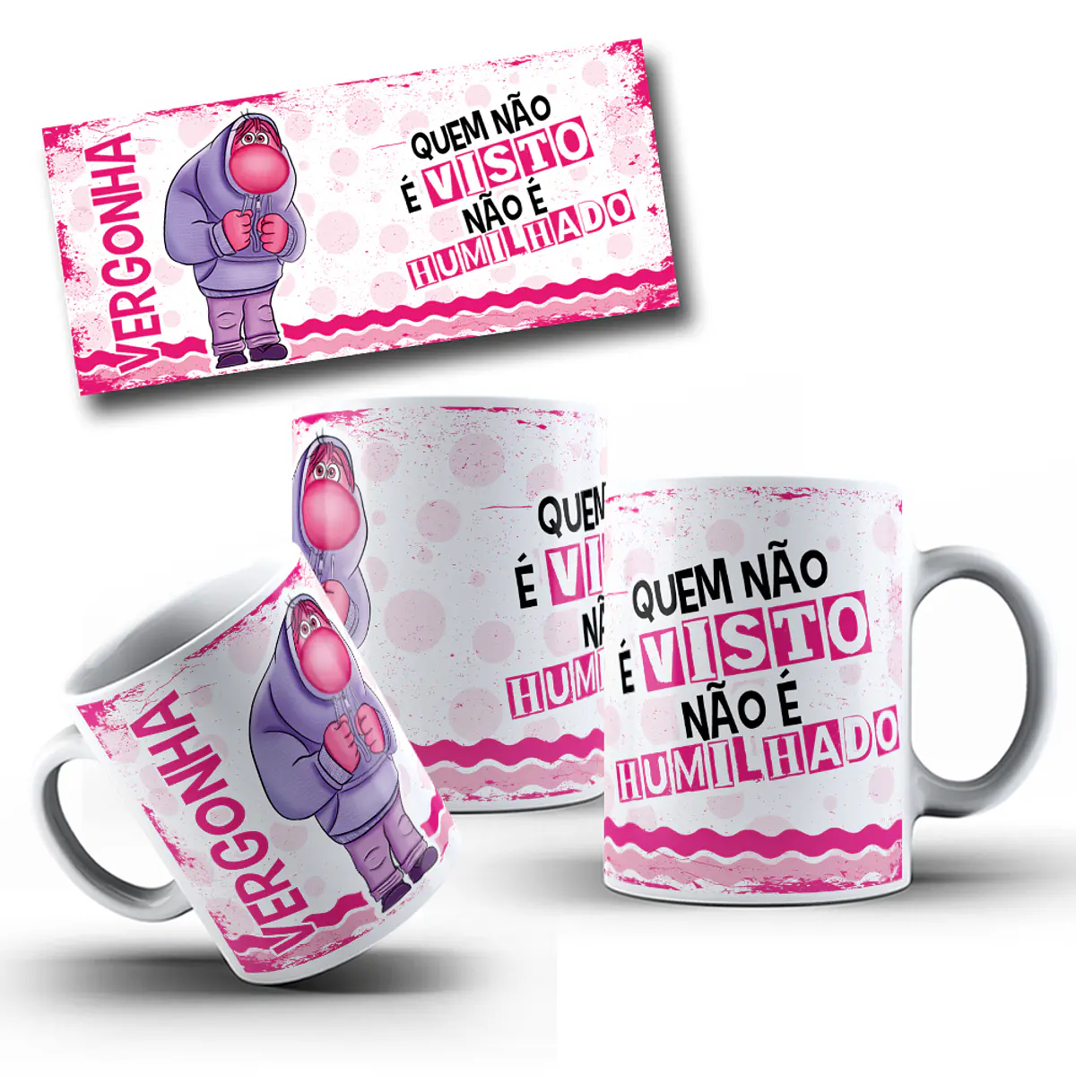 22 Artes para Caneca Divertidamente Debochadamente Arquivo e