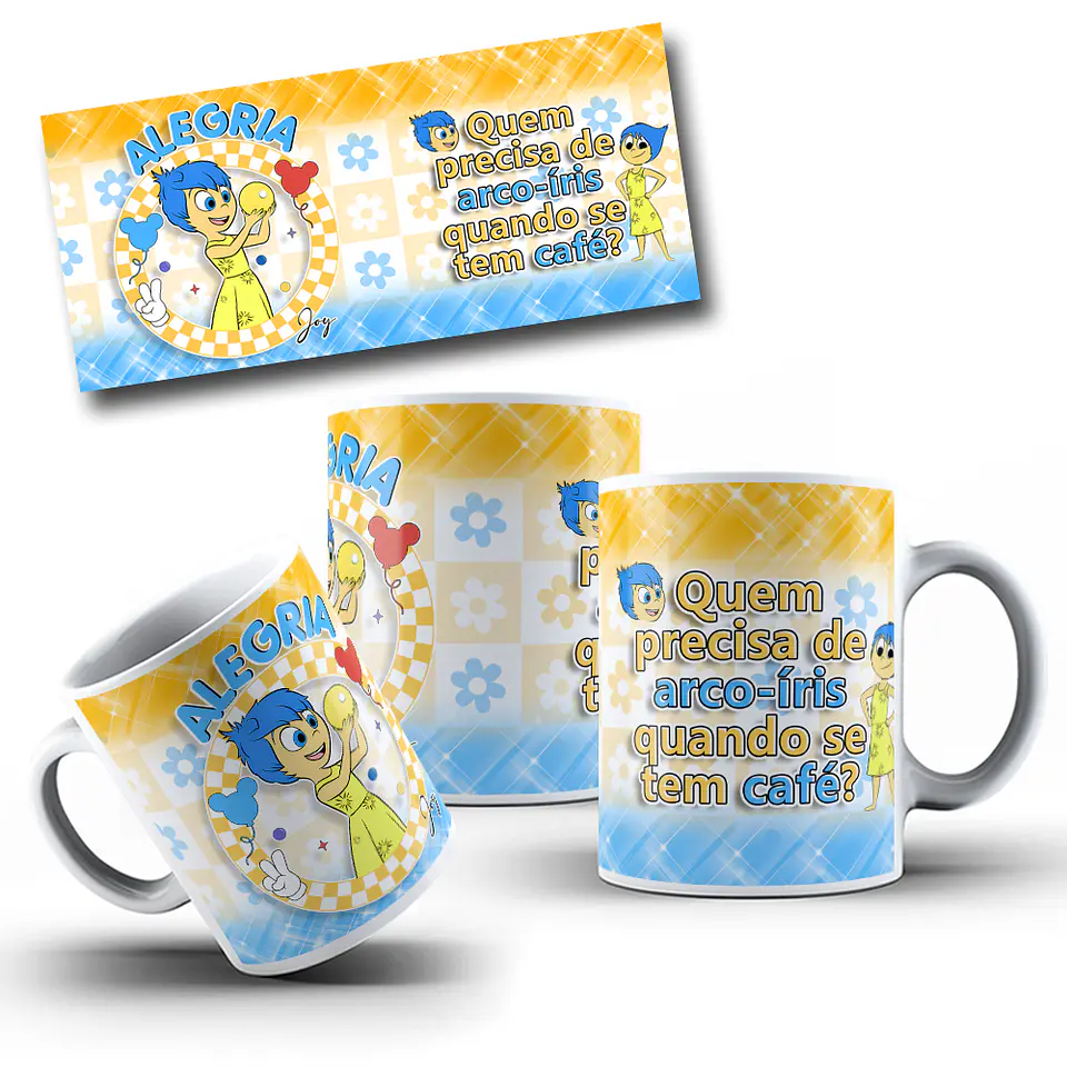 9 Artes para Caneca Divertidamente 2 em Arquivo em Jpg 4