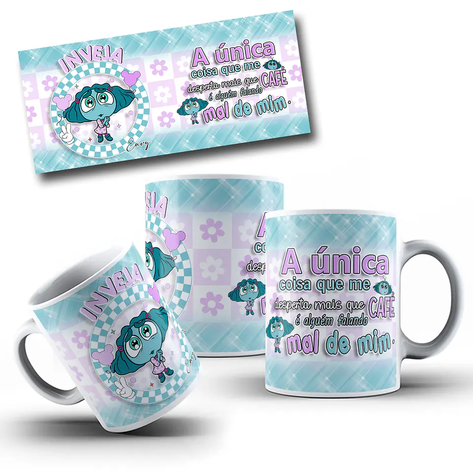 9 Artes para Caneca Divertidamente 2 em Arquivo em Jpg 6