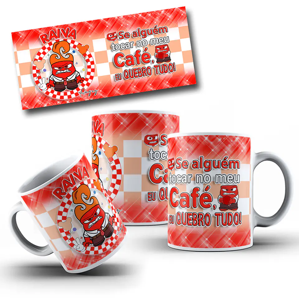 9 Artes para Caneca Divertidamente 2 em Arquivo em Jpg 9