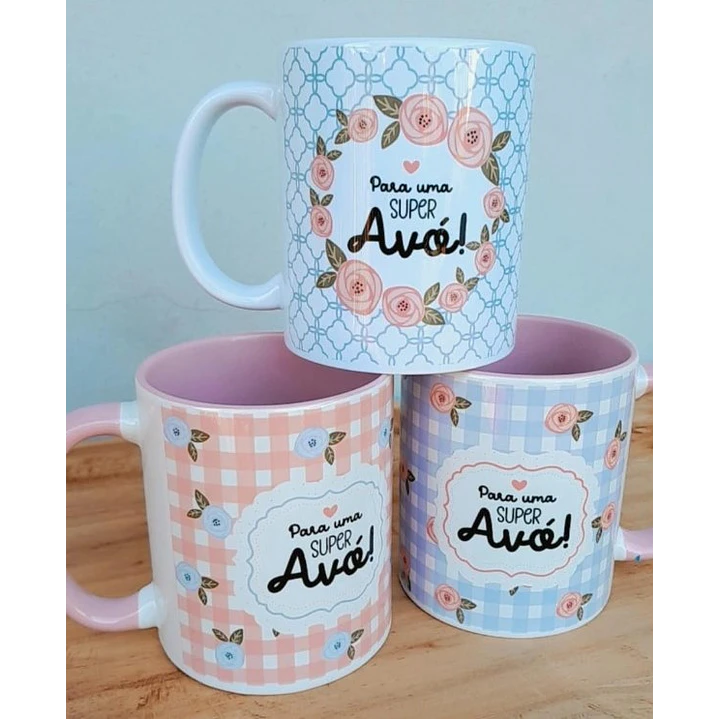 3 Artes para Caneca Dia dos Avós Arquivo em Jpg 1