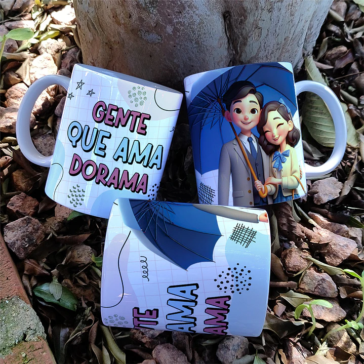 5 Artes para Caneca Doramas Arquivo Editável 5