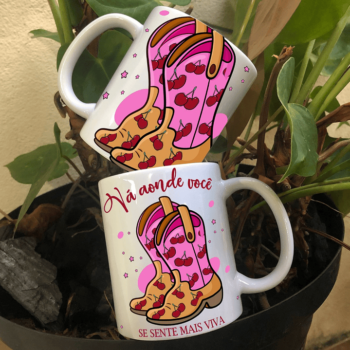 8 Artes para Caneca Cereja Arquivo Editável  7