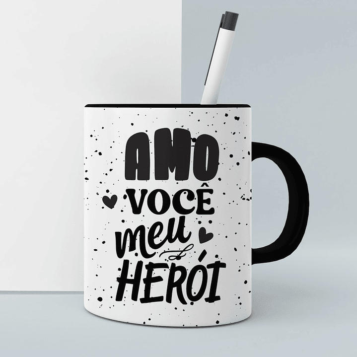 8 Artes para Caneca Dia dos Pais Minimalista Arquivo Editável 4