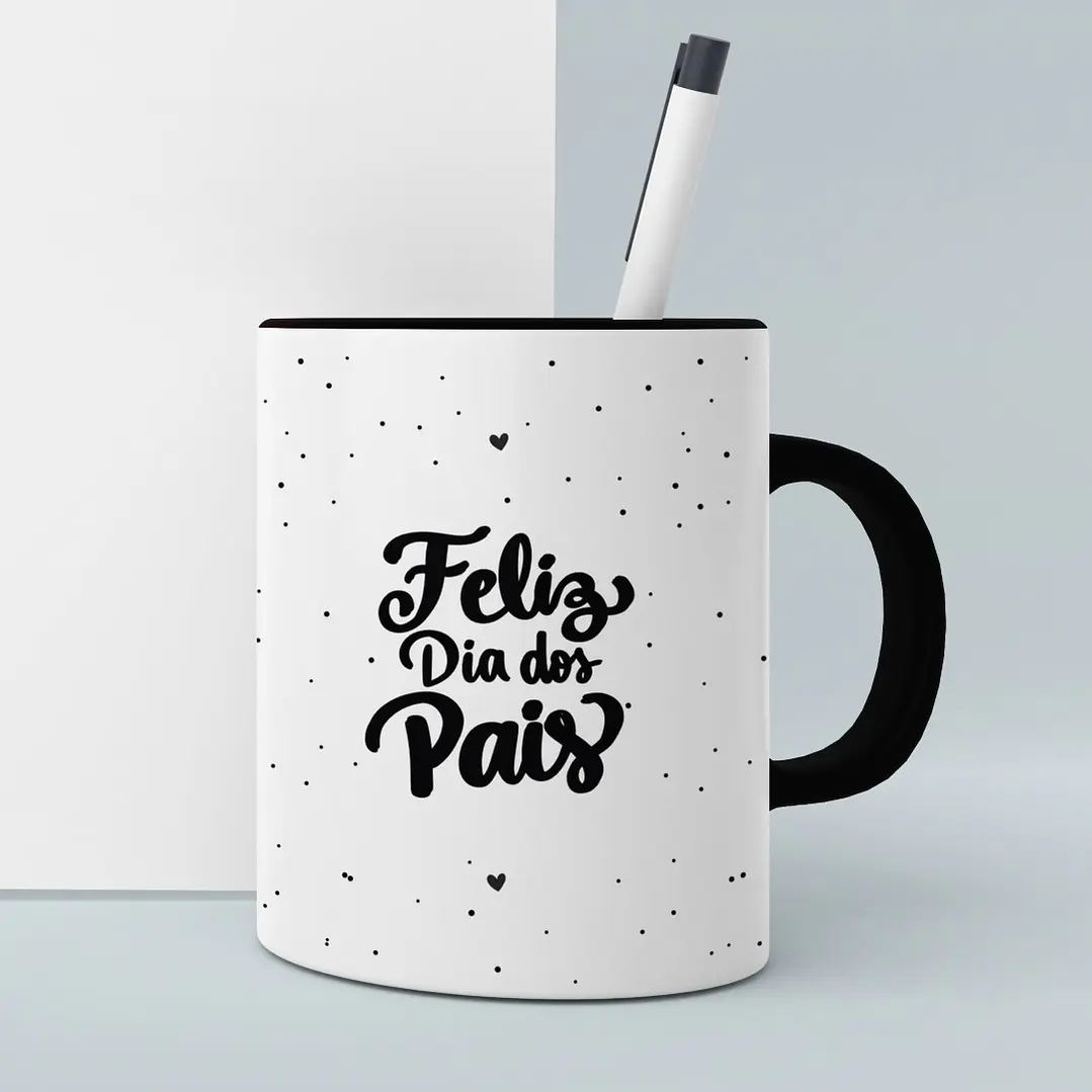 8 Artes para Caneca Dia dos Pais Minimalista Arquivo Editável 7