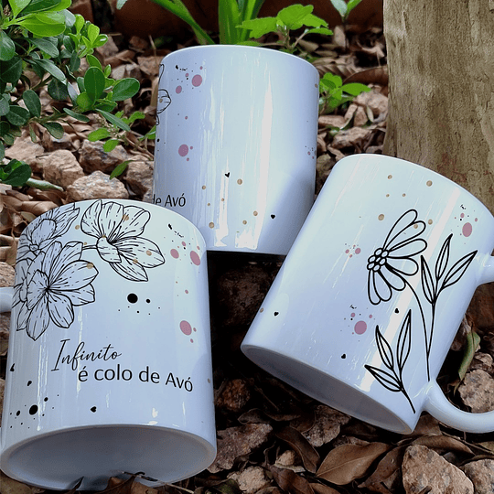 10 Artes para Caneca Dia dos Avós Afetivos Arquivo Editável