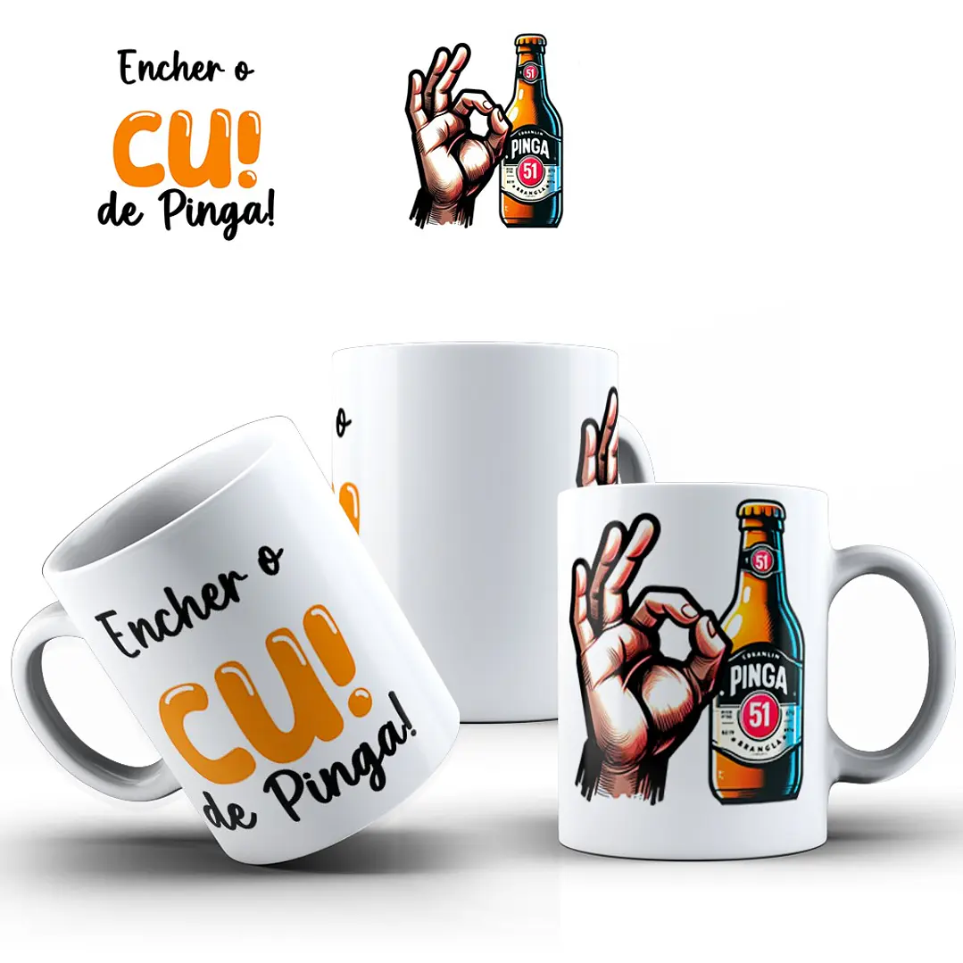10 Artes para Caneca Haja Cú Arquivo em Jpg 6